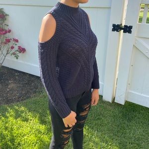 Aeropostale Cold Shoulder Sweater
